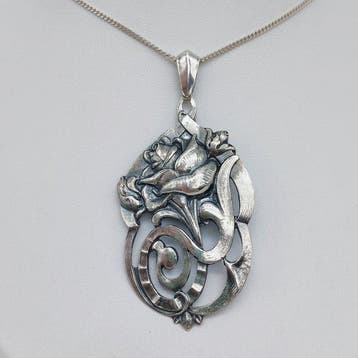 Zonder minimumprijs - Ketting met hanger Zilver - Alex, Sieraden, Tassen en Uiterlijk