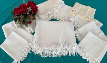 Handdoek (12) - 183 cm - 128 cm - Antieke handdoeken