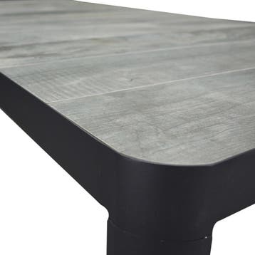 New Delhi dining tuintafel 220x100xH74 cm antraciet, Ophalen of Verzenden, Nieuw