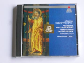 Bach - Wachet auf, ruft uns die stimme / Harnoncourt, Ophalen of Verzenden, Zo goed als nieuw