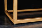 Design Highboard ILLUSION 120cm zwart mangohout massief hout, Ophalen of Verzenden, Nieuw