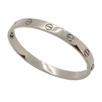 Cartier - Armband - Love - 18 karaat Witgoud, Sieraden, Tassen en Uiterlijk, Armbanden, Nieuw