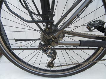 Afgeprijsde Koga WorldTraveller met vlinderstuur v630, Ophalen, 28 inch, Gebruikt, Velgrem