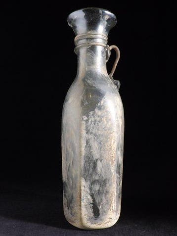 Oud-Romeins, Keizerrijk Glas – fles met één handvat / kruik