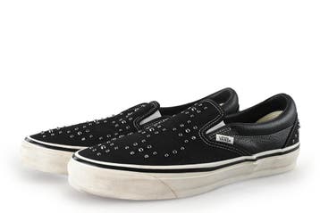 Vans Instappers in maat 45 Zwart, Kleding | Heren, Schoenen, Verzenden, Zwart, Overige typen, Zo goed als nieuw