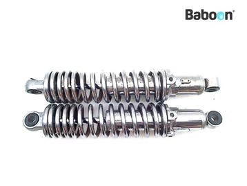 Achter Schokbreker Set Suzuki GS 550 L 1979-1986 (GS550, Verzenden, Gebruikt