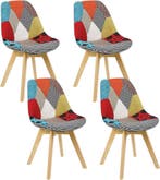 24goodz Eetkamerstoel 4-delige Set - Ergonomisch Ontwerp - S, Huis en Inrichting, Stoelen, Verzenden, Nieuw