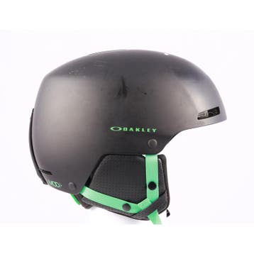59 60 61 skihelm/snowboardhelm OAKLEY MOD1+, Black/green, ve, Verzenden, Gebruikt