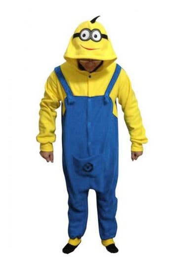 Onesie Minion Pak Kostuum Despicable Me M-L Minionpak Jumpsu, Carnaval, Maat 48/50 (M), Nieuw, Ophalen of Verzenden