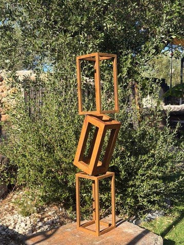 Ana Lucia B.M - Sculpture Corten - XXL - NO Reserve