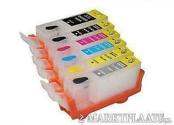 Hervulbare cartridge Canon PGI 550 BK CLI 551 BK C M Y, Computers en Software, Printerbenodigdheden, Ophalen of Verzenden, Nieuw