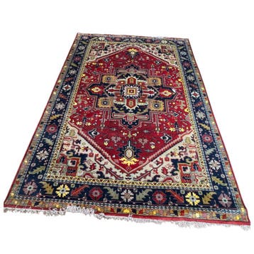HKLIVING Veelkleurig Vintage Tapijt - Kleed, Huis en Inrichting, Stoffering | Tapijten en Kleden, Vintage, 200 cm of meer, Ophalen of Verzenden