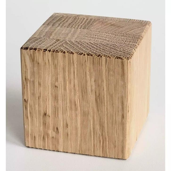 HOCHO Eikenhouten Kubus 60x60x60 mm – Voor Decoratie, Bra., Huis en Inrichting, Keuken | Keukenbenodigdheden, Nieuw, Ophalen of Verzenden