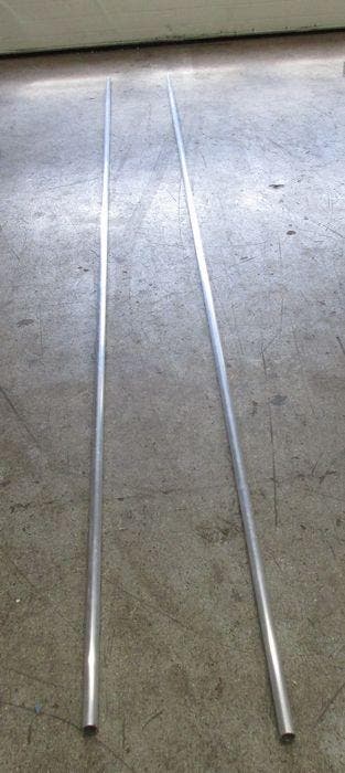 Aluminium Buis B503 x ø3cm, Gebruikt