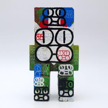 Wxyz (1980) - sculptuur, 322-1 - 184.5 mm - Gips - 2026