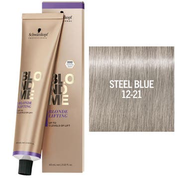 Schwarzkopf  Blond Me Lifting  Steel Blue, Verzenden, Nieuw