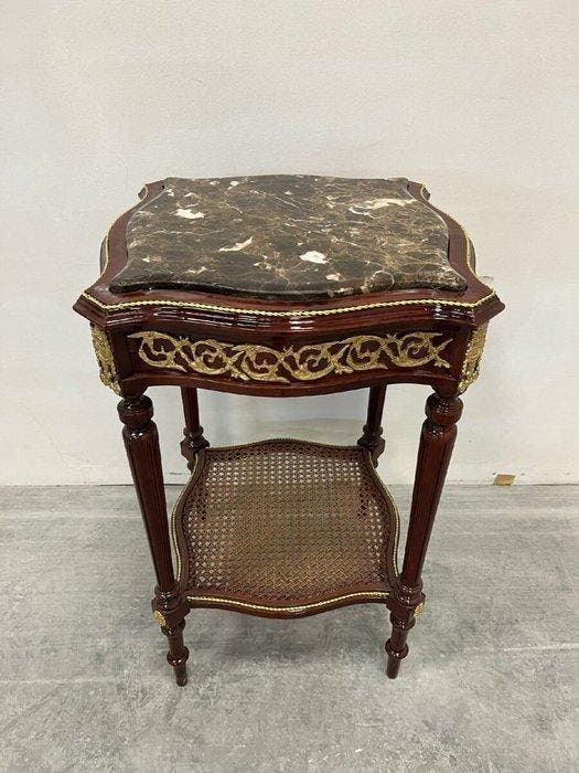 Salontafel - Marmer, Hout, Brons, Messing, Antiek en Kunst, Curiosa en Brocante