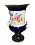 Meissen - Vaas met dubbele oren - Porselein - Meissen-vaas