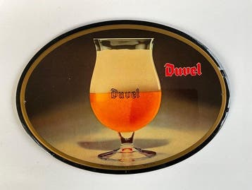 Rob Otten Duvel bier - Reclamebord - geplastificeerd