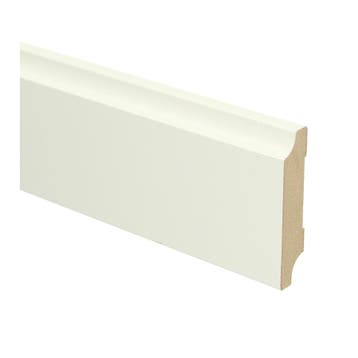 Sfeerplinten MDF Retro plint 70x15 wit voorgelakt RAL 9010, Overige materialen, Verzenden, 50 tot 150 cm, Overige typen