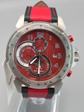 DeLorean Watch Uhr Full Calendar - Back to the Future - 50, Nieuw