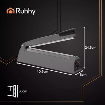 Ruhhy foliesealer 300 mm – handmatig, 255 W, instelbare t., Doe-het-zelf en Verbouw, Ophalen of Verzenden, Nieuw