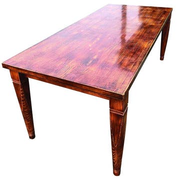 Occasion - Stamtafel 200 x 90 cm - €200,- excl btw p/s, Ophalen of Verzenden