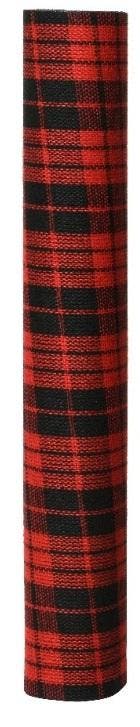 Decostof tafelloper tartan schotse ruit rood zwart polyester, Ophalen of Verzenden, Nieuw