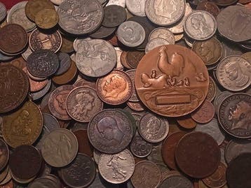 Wereld. Large lot of World Coins, 1800 to présent. (Zonder