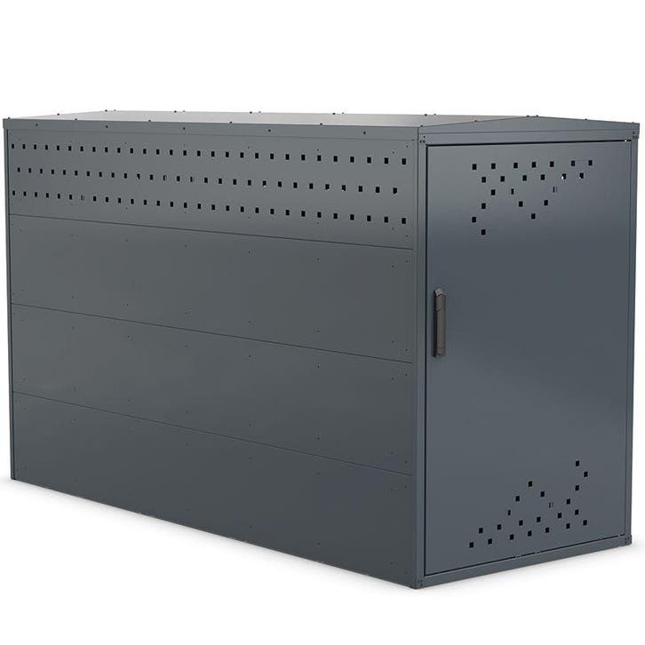 Fietsbox 1 fiets plat dak - RAL 7016, Fietsen en Brommers, Fietsaccessoires | Overige Fietsaccessoires