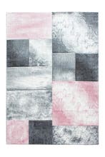 Modern Vloerkleed | Hawaii | Blokken | Roze | 200x290 cm, Verzenden, Nieuw