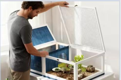 Houten Schildpad Terrarium 91 cm – Reptielen Verblijf Huis Turtle photo 4