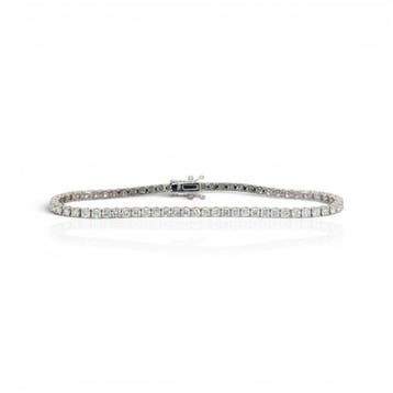 Armband - 18 karaat Witgoud - 3.43ct. tw. Diamant, Nieuw