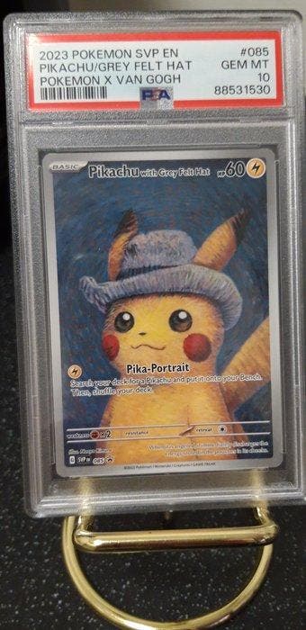 Pokémon - 1 Graded card - Pikachu #085 Full art, Alternate, Nieuw