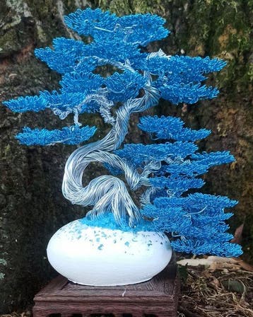 Arborya - metal bonsai art & design - SvartAlf - sculptuur,