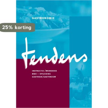 Tendens GHV instructie-/werkboek Gastronomie - H. Veelers, Boeken, Verzenden, Zo goed als nieuw, H. Veelers