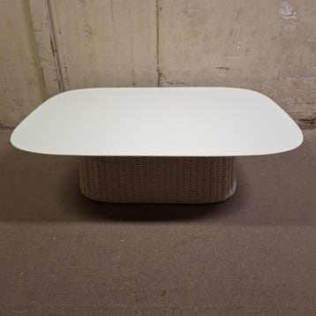 4x Emu Carousel salontafel wit/ivoor Nieuw, 100 tot 150 cm, 75 cm of meer, Nieuw, Metaal