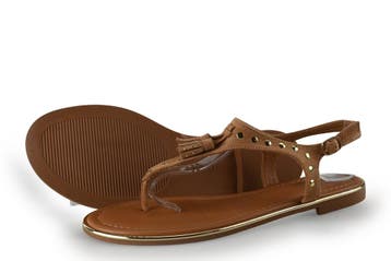Graceland Slippers in maat 40 Bruin, Slippers, Bruin, Verzenden, Zo goed als nieuw