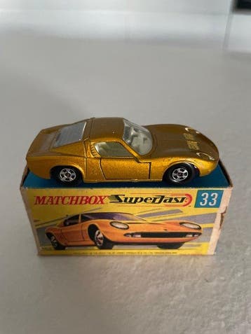 Matchbox - Speelgoedauto Lamborghini Miura - 1960-1970 -