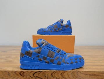 Louis Vuitton - LV Trainer Damier Pop Blue - Sneakers -, Nieuw