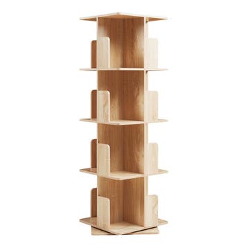 Kinderboekenkast Talöpintaa draaibaar 129x40x40 cm eikenkleu, Kinderen en Baby's, Verzenden, Nieuw