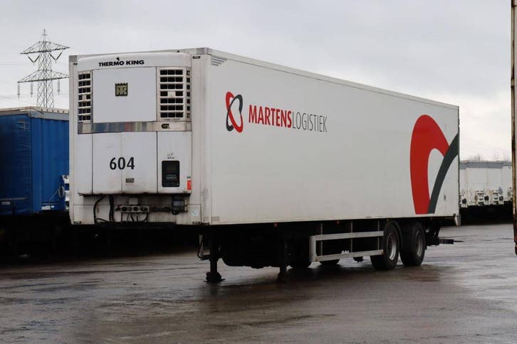 Veiling: Reefer Oplegger HTF HZO32 2002, Auto's, Vrachtwagens, BTW verrekenbaar, Overige brandstoffen, Overige kleuren, Aanhangers en Opleggers