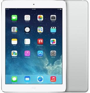 nieuwstaat Apple iPad Air 128GB (model 2013) wit zilver...., Computers en Software, Apple iPads, Nieuw