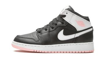 Jordan 1 Mid Arctic Pink Black (GS), Nieuw