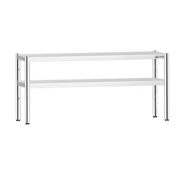 GGM Gastro | RVS etagère - dubbel - 1800x370mm - in hoogte |, Zakelijke goederen, Horeca | Keukenapparatuur, Verzenden, Nieuw in verpakking