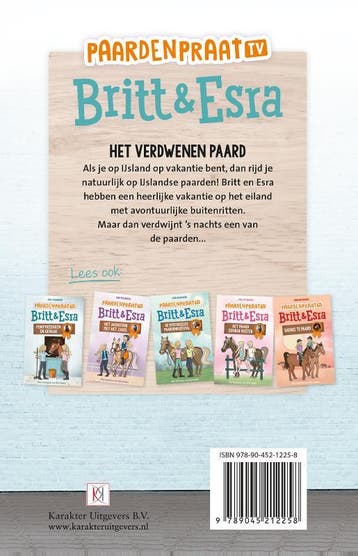 Het verdwenen paard / Paardenpraat tv Britt & Esra / 6, Verzenden, Gelezen, Joke Reijnders