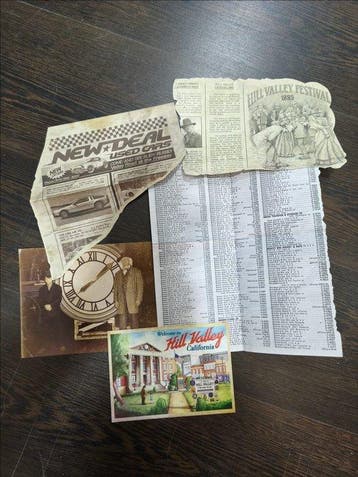 Back to the Future - - Film rekwisiet 5-pack collectie van, Nieuw