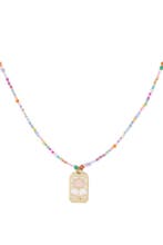 Kleurrijke sunshine ketting - Multi - Veelkleurig, Verzenden, Nieuw