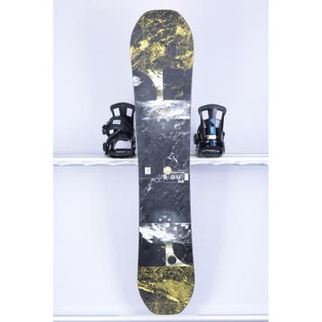 145 snowboard BURTON RADIUS, black/yellow, woodcore, FLATtop, Verzenden, Gebruikt
