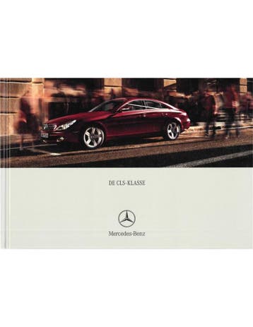 2005 MERCEDES BENZ CLS HARDCOVER BROCHURE NEDERLANDS, Nieuw, Author